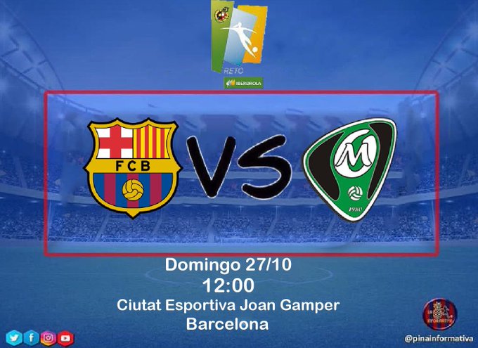 Recordatorio: FCB Femení B (J7)