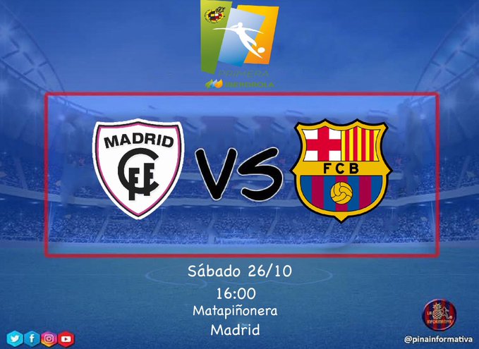 Recordatorio: FCB Femení (J7)