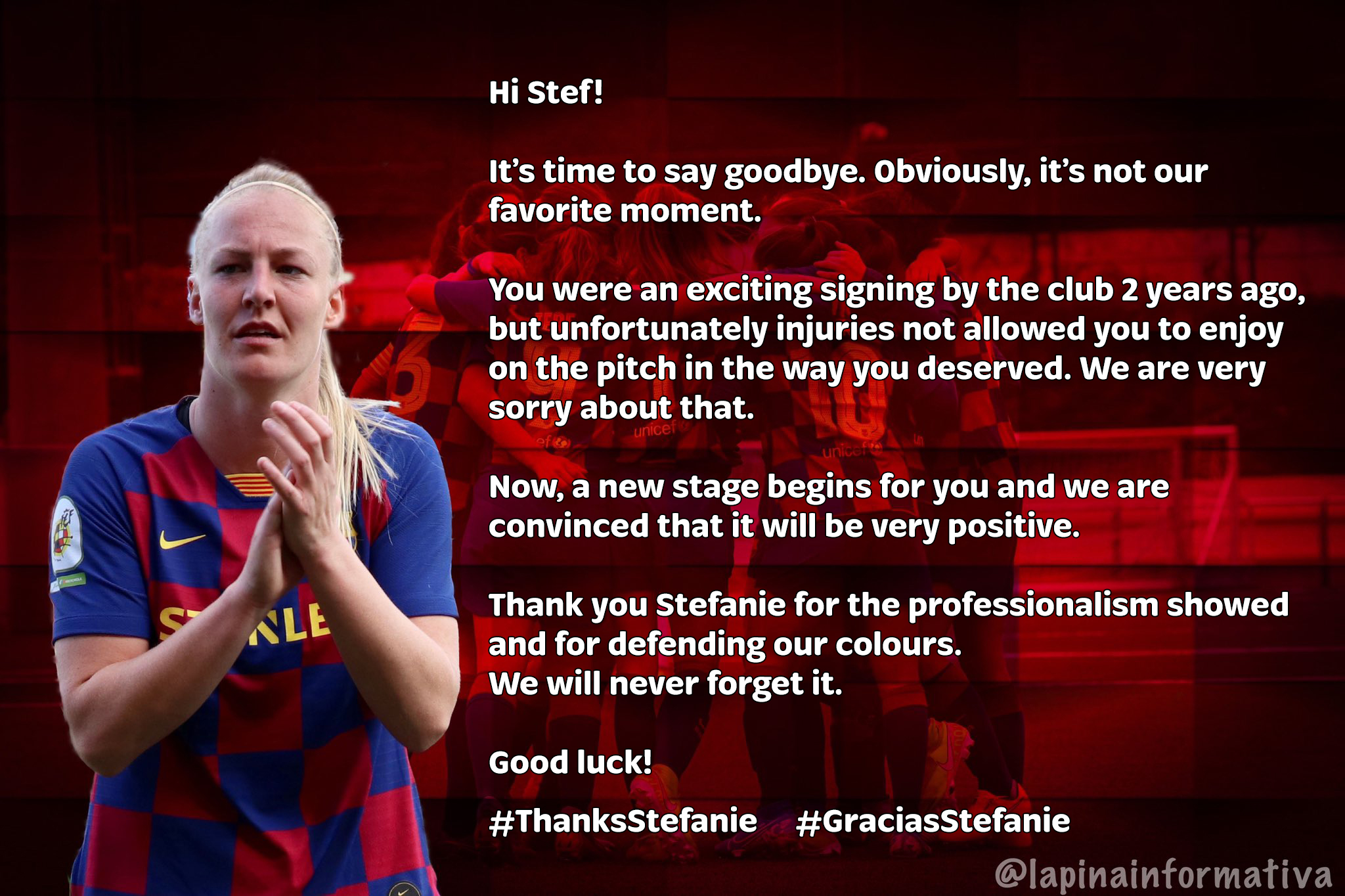 ¡Adiós, Stefanie Van der Gragt! (2018-2020)