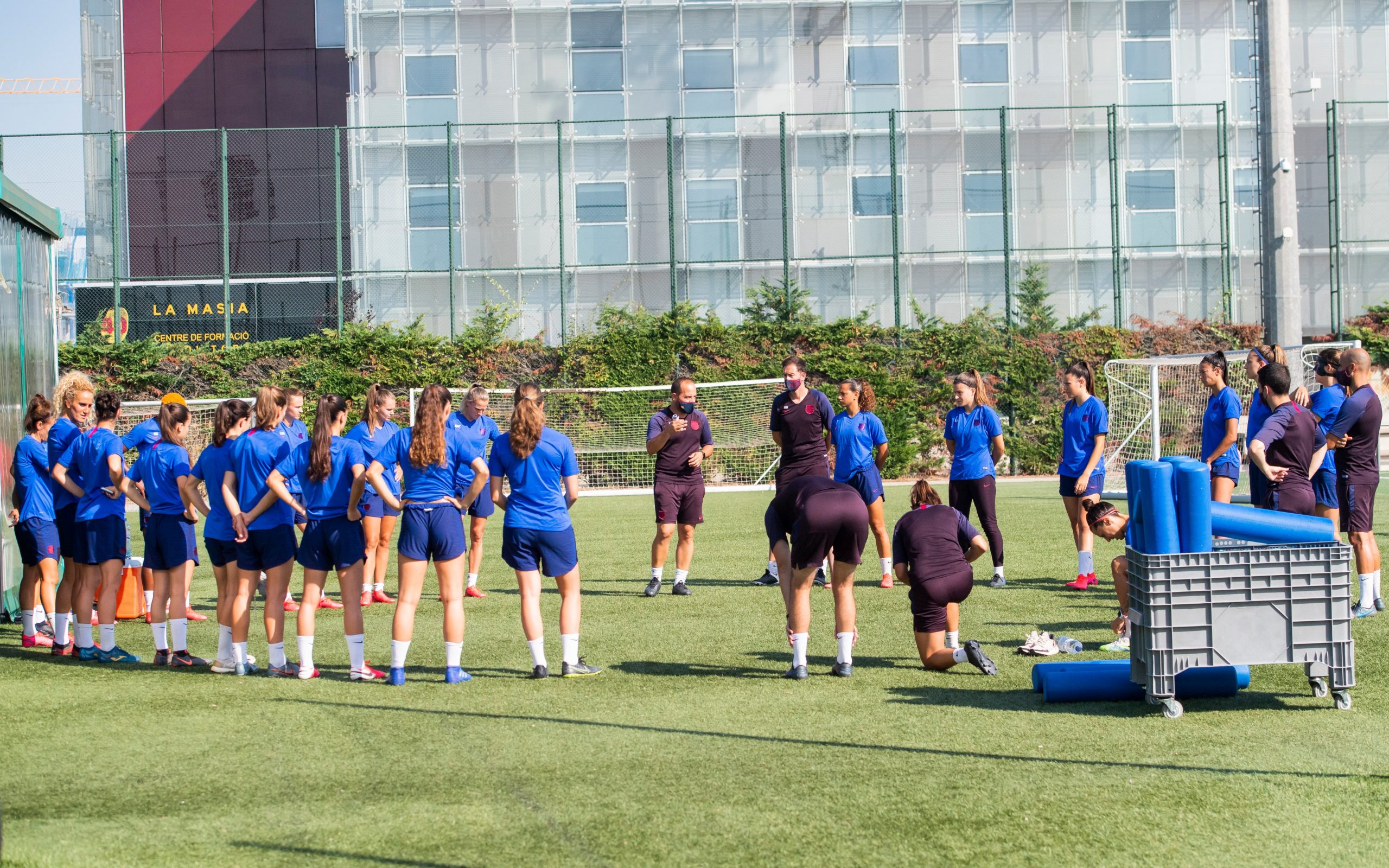 El FCB Femení 2020/21 da sus primeros pasos