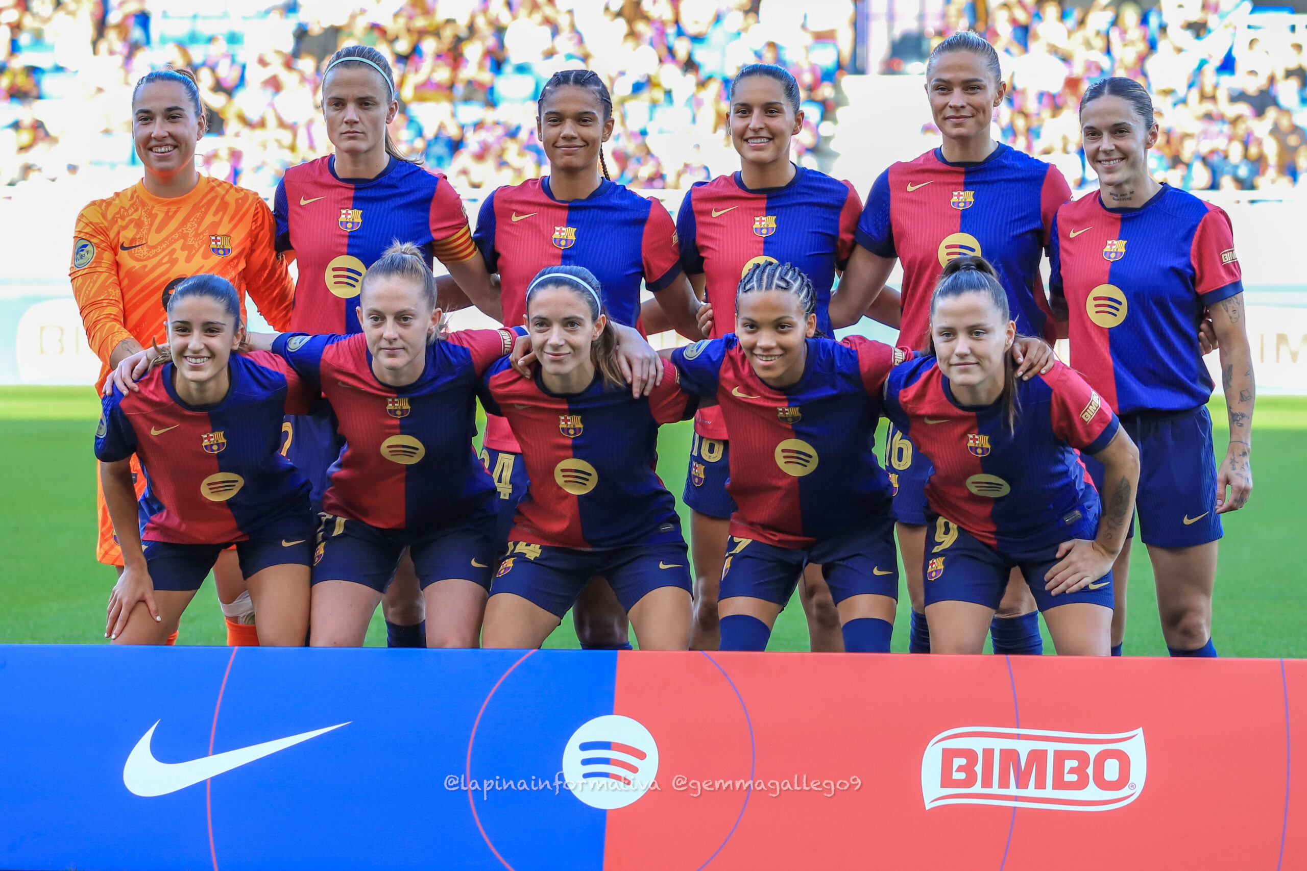 Barcelona es blaugrana.